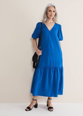 Phase Eight Ive Dress Deep Blue Canada | JMTRPQ-632